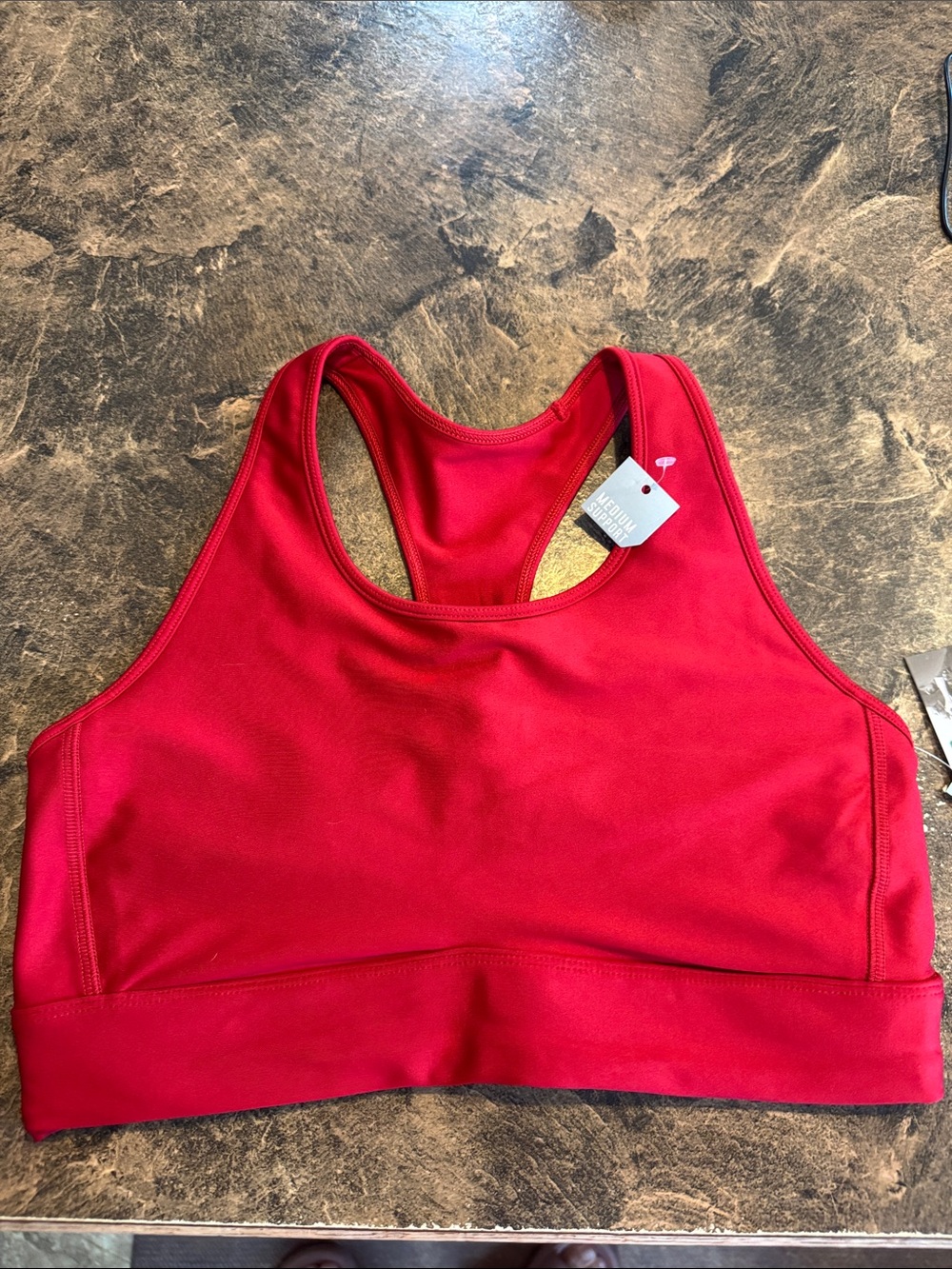 Red Racerback Sports Bra - Brand: Dick’s Sporting Goods